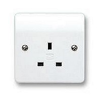 SOCKET, 1GANG, NON-SWITCHED