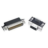 D SUB CONNECTOR, STANDARD, 62POS, RCPT
