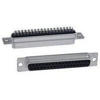 D SUB CONNECTOR, STANDARD, 37POS, RCPT