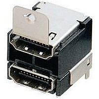 HDMI CONNECTOR, RECEPTACLE, 38POS, PCB