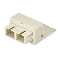 SC FIBER OPTIC ADAPTER, 125µM, MULTIMODE