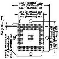 BGA SOCKET, 272POS, THROUGH HOLE