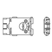 RECTANGULAR CONNECTOR, 2WAY, CRIMP