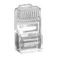 CAT5 RJ45 MODULAR PLUG, 8POS, 1 PORT