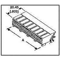 HARD METRIC CONNECTOR, RECEPTACLE 192POS