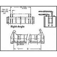 WIRE-BOARD CONN, HEADER, 26POS, 2.54MM