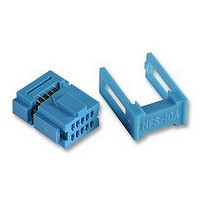 WIRE-BOARD CONN, SOCKET, 10POS, 1.27MM