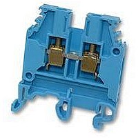 TERMINAL BLOCK, DIN RAIL, 1POS, 24-10AWG