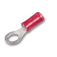 CRIMP TERMINAL, RING, 3.5MM, RED