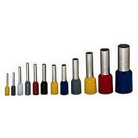 TERMINAL, FERRULE, 8 X 2.3MM, CRIMP BLUE