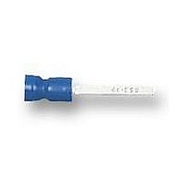 TERMINAL, BLADE, 2.3MM, CRIMP, BLUE