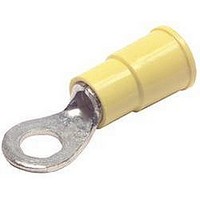 TERMINAL, RING TONGUE, #10, CRIMP YELLOW