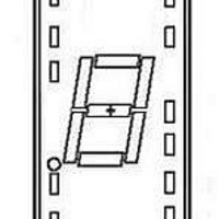 LED Displays Hi-Eff Red, 635nm 1900ucd, 20mA