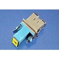 Fiber Optic Connectors LC TO LC UNIV EMI AD MI ADAPTER ZR BLUE