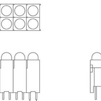 LED GRN DUAL T1 PC MNT STACKABLE