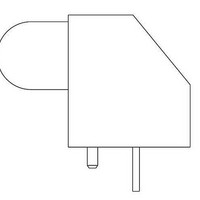 LED Circuit Board Indicators GREEN DIFFUSED RIGHT ANGLE