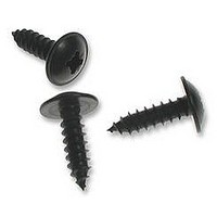 SCREW, POZI PAN, STEEL, BLK, #4X1/2