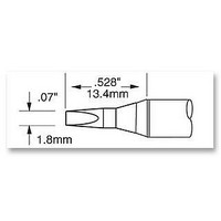 SOLDER TIP CHISEL 1.8MM (.07")