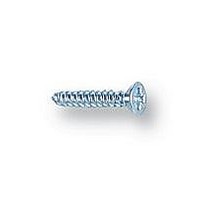 SCREW, POZI, CSK, STEEL, #4X3/8