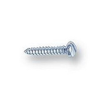 SCREW, SLT, PAN, STEEL, BZP, #6X1/4