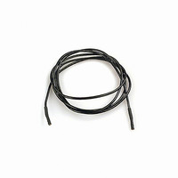 PATCHCORD SQ SOCKT 36" 22AWG BLK