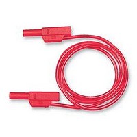 TEST LEAD, 4MM PLUG, 1000V, RED, 1M