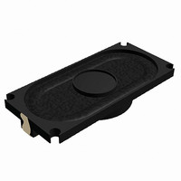 Speakers Neodymium Iron Boron 600±20%Hz 2W 83±3dBA 8±15%Ohm Oval Solder Pad