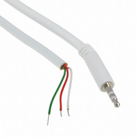 CBL ASSY 2.5MM SLIM STEREO WHT