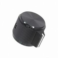 SWITCH KNOB STRGHT 0.75" BLACK