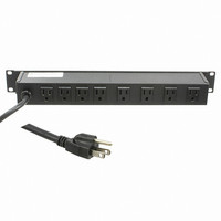 POWER OUTLET STRIP 15A 8 REAR