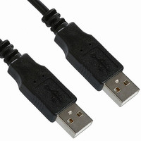 CABLE USB 2.0 A-A MALE BLACK 5M