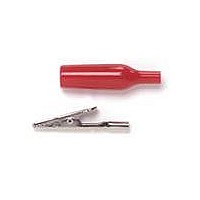 ALLIGATOR CLIP/BANANA JACK RED