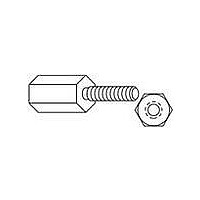 Threaded Standoff, Hexagonal, Male/Female, Passivated Stainless Steel 0.625 Inch Length, 8-32 Thread