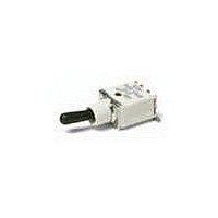 Toggle Switch,RIGHT ANGLE,SPDT,(ON)-OFF-(ON),SURFACE MOUNT Terminal,TOGGLE,PCB Hole Count:5