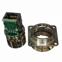 CONN RJ45 RCPT-RCPT SQ FLANGE