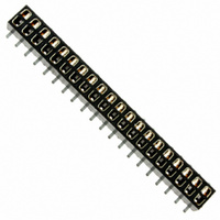 CONN 2MM SKT 40POS THRU-BRD SMD