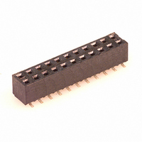 CONN RECEPT 22POS 2MM VERT SMD