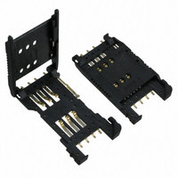 CONN SIM CARD SCKT 8POS SMD GOLD