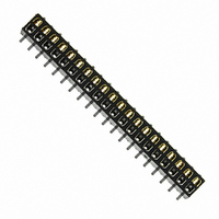 CONN SKT 2MM 40POS THRU-BRD SMD