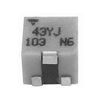 Trimmer Resistors - SMD 4MM SQ 10% 5K