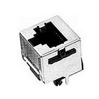 CAT3 RJ45 MODULAR JACK, 8POS, 1 PORT