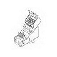 CAT5E RJ45 MODULAR JACK, 8POS, 1 PORT