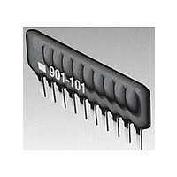 CAPACITOR ARRAY, 0.1UF, X7R, SIP