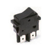 Rocker Switch,STRAIGHT,DPST,OFF-ON,QUICK CONNECT Terminal,ROCKER