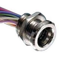 CIRCULAR RCPT CABLE ASSBLY, 6IN, 30AWG, MULTI