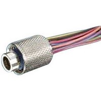 CIRCULAR PLUG CABLE ASSBLY, 12 IN, 30AWG, MULTI