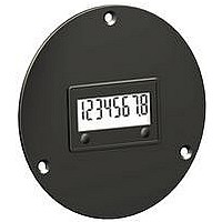 Hour Meter 10-300VDC/20-300VAC Input Three Hole Found Face Front Reset Only