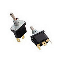 Toggle Switches SPST 3 Position Quick Con Stand Levr