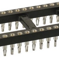 IC & Component Sockets 8 PIN IC SOCKET VERT PRESS FIT TAIL