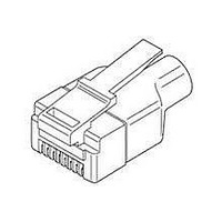 SHIELDED MOD. PLUG CAT6 GRY BOOT 6.2MM.